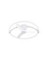NEPAL MINI * VENTILADOR BLANCO LED CON MANDO